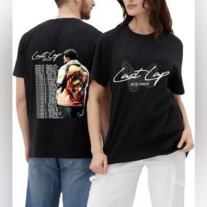 Unisex Rod Wave Last Lap Tour 2024 Wave T-Shirt Soft Cotton